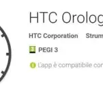 HTC Orologio si aggiorna su Google Play