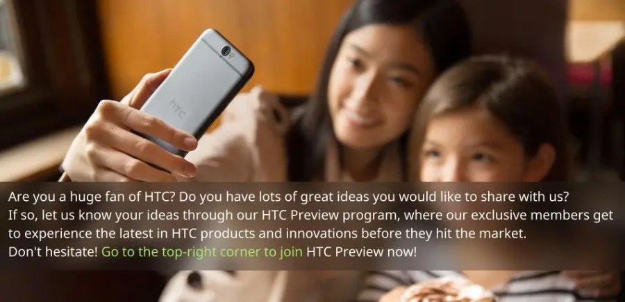 HTC Preview permette di testare i dispositivi in anteprima
