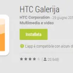 HTC Galleria si aggiorna su Play Store