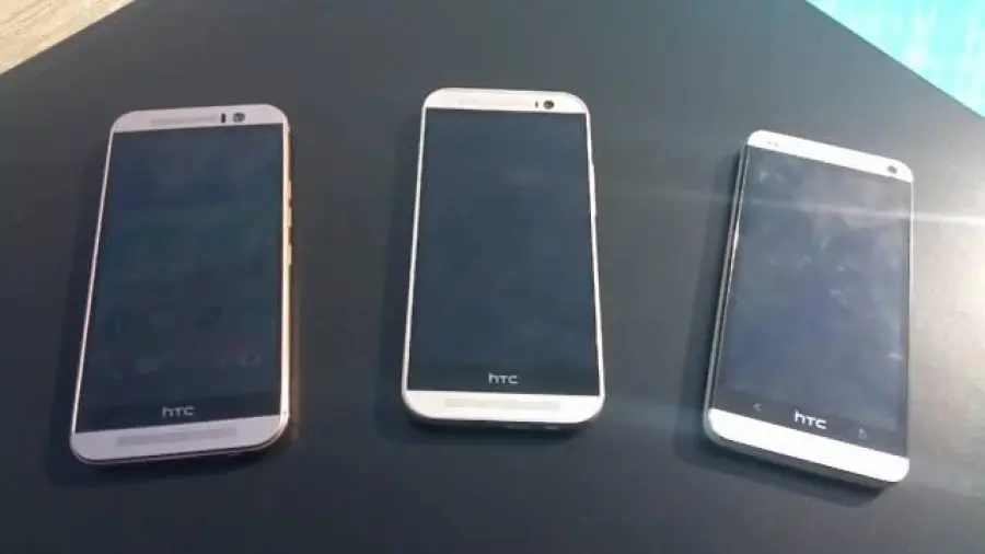 HTC One M9 si mostra con One M8 e One M7
