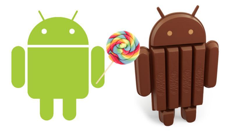 Lollipop vs KitKat: le differenze