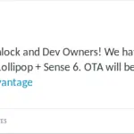 HTC One M8: Lollipop per i Dev Edition