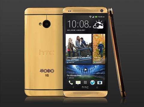 Lo smartphone si fa d'oro con HTC One Gold Edition